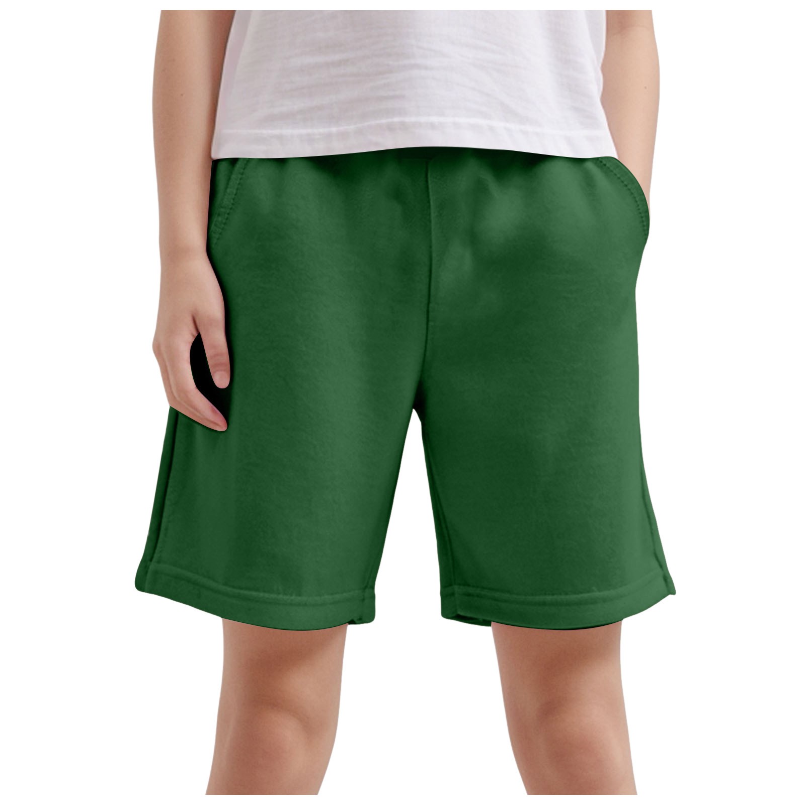 Caqnni Toddler Boy Outdoor Summer Casual Hiking Casual Shorts Drawstring Shorts with Multi Pockets Summer Beach Athletic Shorts for 5-14 Years